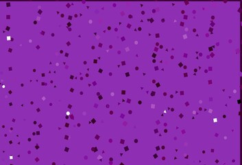 Light Purple vector layout with circles, lines, rectangles.