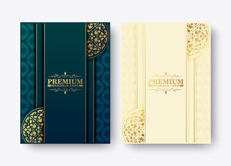 Fototapeta premium Luxury Premium mandala menu design