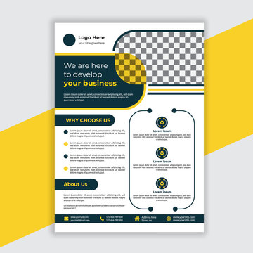 creative corporate flyer design template
