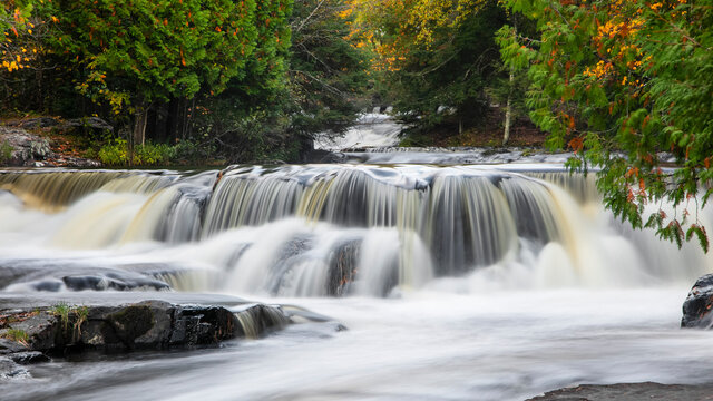 Scenic Bond falls in Michigan upper peninsula © SNEHIT PHOTO