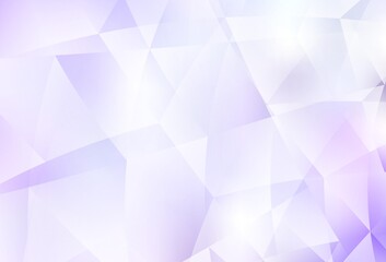Fototapeta premium Light Purple vector abstract mosaic backdrop.