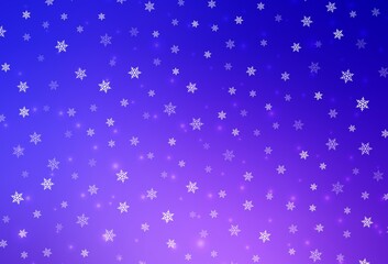 Light Pink, Blue vector backdrop in holiday style.