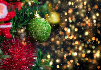 Details on the Christmas tree.