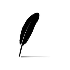 feather quill pen logo