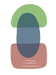 Minimalist modern and artistic hand painted illustrations for wall decorations, wallpapers, backgrounds, brochures, covers, postcards. 20