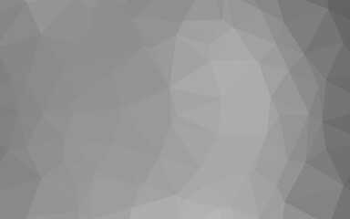 Light Silver, Gray vector triangle mosaic texture.