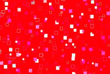 Light Purple, Pink vector pattern with crystals, rectangles.