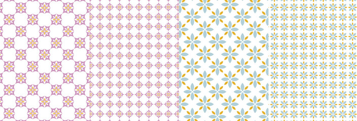 背景、壁紙、パッケージなど、いろいろ使えるおしゃれなシームレス　ベクターデータ