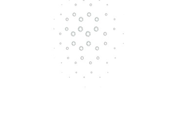 Light blue vector template with circles.