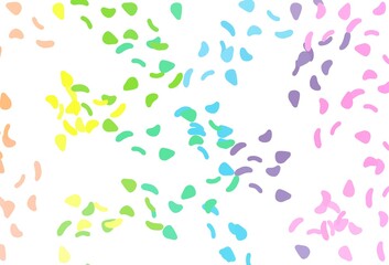 Light Multicolor, Rainbow vector texture with random forms.