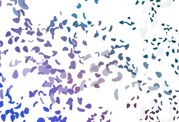 Light Blue, Red vector texture with random forms.