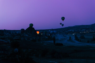 Cappadocia hot air balloon tour.