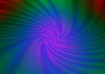 Dark Multicolor, Rainbow vector blurred and colored template.