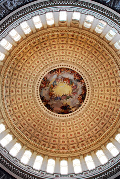 The Interior Dome of US Capitol