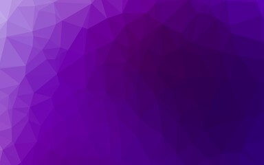 Obraz premium Light Purple vector low poly cover.