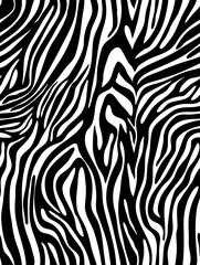 Fototapeta na wymiar Vector animal Zebra tiger ornament. Seamless print