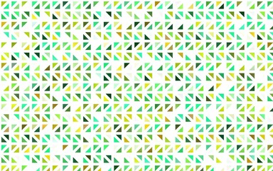 Light Green, Yellow vector pattern in polygonal style.