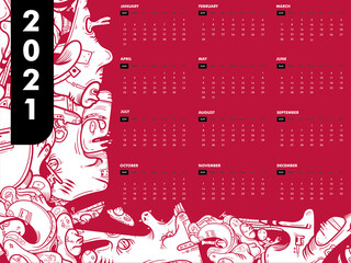Calendar_Red_Abstract_Character