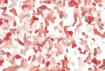 Light Red vector backdrop with abstract shapes.