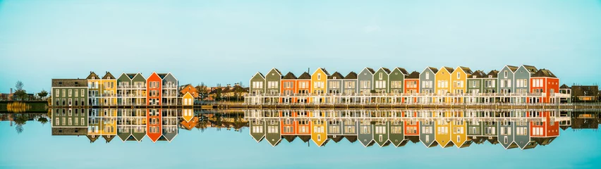 Foto auf Acrylglas The colorful houses of Houten Netherlands © Pawel Pajor