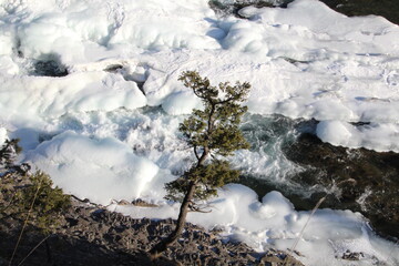 Ice And Snow Below, Banff National Park, Alberta