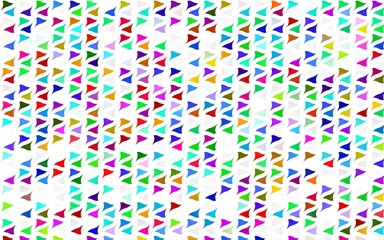 Light Multicolor, Rainbow vector cover in polygonal style.