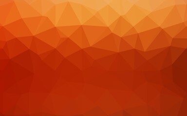 Light Red, Yellow vector abstract mosaic backdrop.