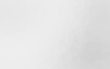 Light Silver, Gray vector shining triangular pattern.