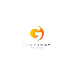 simple G latter logo design
