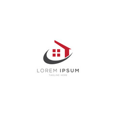 simple real state logo design