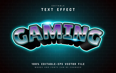 Gaming text effect esport style © Aglonemadesign