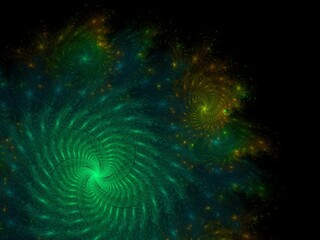 Imaginatory fractal background Image