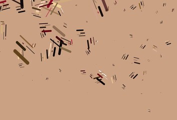 Light Pink, Yellow vector backdrop with long lines.