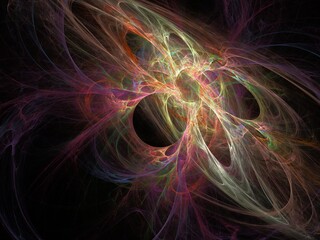 Imaginatory fractal background Image