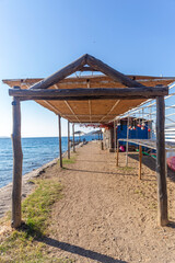 The quiet moments of the holiday center Bodrum.