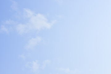 Blue sky white cloud white background. Beautiful sky and clouds in the afternoon.