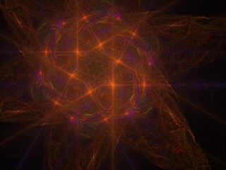 Imaginatory fractal background Image