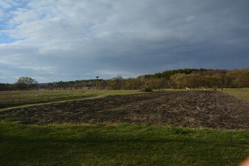 landscape with clouds