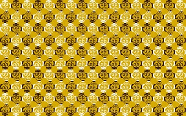 seamless pattern with coins