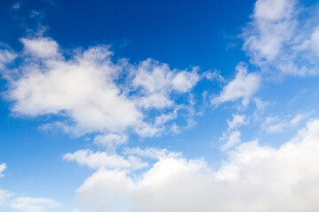 Cloud and blue sky, weather have a good day background.