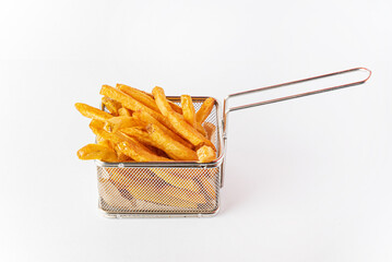 french fries in the basket