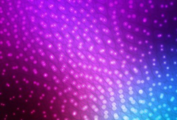 Light Pink, Blue vector texture with disks.