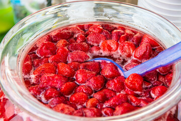 Strawberry Jelly from Thailand Southeast Asia