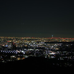 山からの夜景