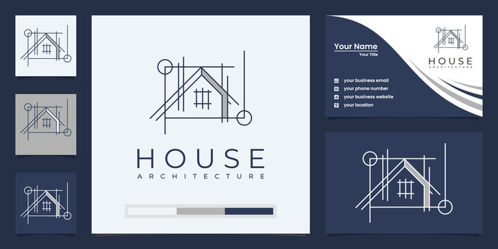 Construction , builder , building , homes , icon and business card , logo design inspiration