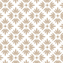 A seamless vector pattern. Tiles made of delicate petals.
