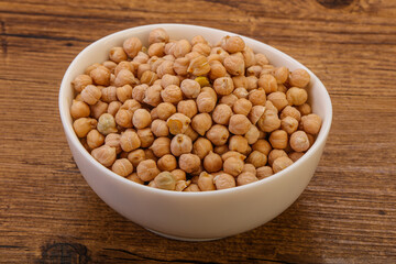 Vegan cuisine - Dry chickpea heap