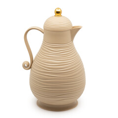 TEA POT WHITE , CREAMY