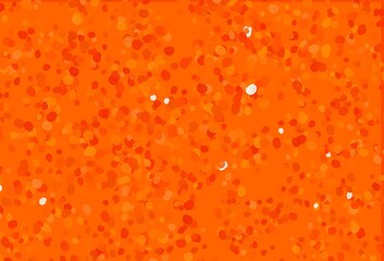 Light Orange vector template with liquid shapes.