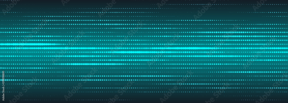 Poster glowing particles. abstract futuristic background from many luminous dots. dust particles. vector
